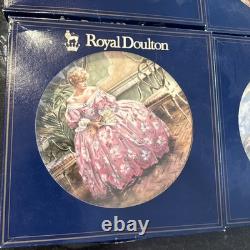 100% Authentic 1988 Royal Doulton Set of 4 Collectors plates Very Rare