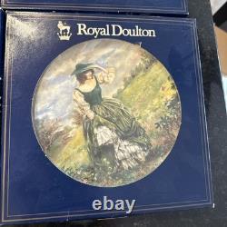 100% Authentic 1988 Royal Doulton Set of 4 Collectors plates Very Rare