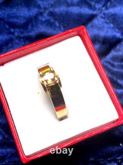 14KT Solid Heavy Yellow Gold Ring. 50CTW Imperial Topaz A very rare gemstone