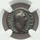 16 April-22 Dec AD 69 Rome Vitellius AR denarius Year Four Emperor VG VERY RARE