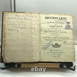 1804 Royal Ownership Diccionario da lingua Bunda ou Angolense Very Rare