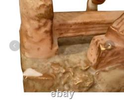 1888 Royal Worcester ANTIQUE Porcelain Figurines Set J. Hadley VERY RARE
