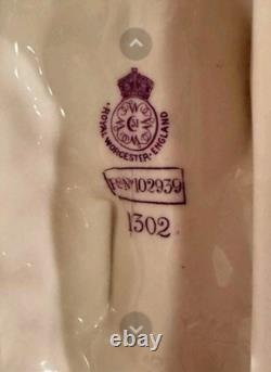 1888 Royal Worcester ANTIQUE Porcelain Figurines Set J. Hadley VERY RARE