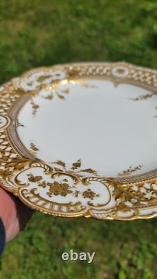 1891 Antique Royal Crown Derby Very RARE ARGYLL English Bone Duck egg thin China