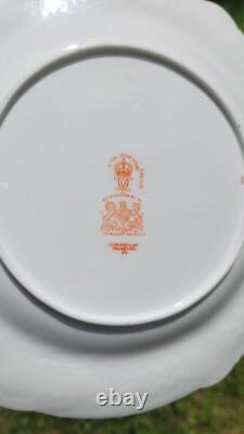 1891 Antique Royal Crown Derby Very RARE ARGYLL English Bone Duck egg thin China
