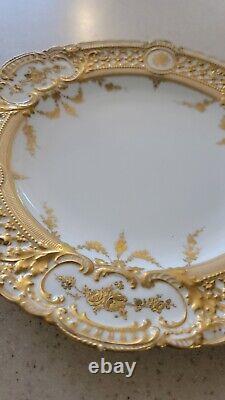1891 Antique Royal Crown Derby Very RARE ARGYLL English Bone Duck egg thin China