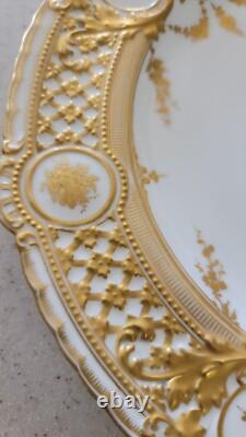 1891 Antique Royal Crown Derby Very RARE ARGYLL English Bone Duck egg thin China