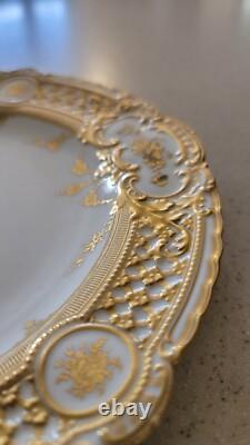 1891 Antique Royal Crown Derby Very RARE ARGYLL English Bone Duck egg thin China