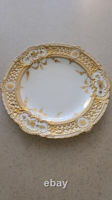 1891 Antique Royal Crown Derby Very RARE ARGYLL English Bone Duck egg thin China