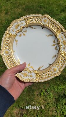 1891 Antique Royal Crown Derby Very RARE ARGYLL English Bone Duck egg thin China