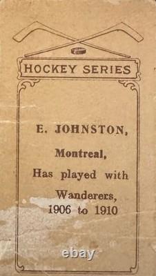 1910 C56 Imperial Tobacco Hockey Ernie Johnson Very Rare
