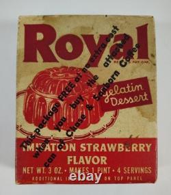 1950 1952 Royal Desserts Gelatin Phil Rizzuto Rare Complete Full Box Sealed