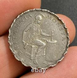 1957 Royal Mint Die Trial, Edge Plain And Crimped, 25mm, Very Rare