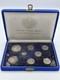 1961-1972 THAILAND OFFICIAL ROYAL THAI MINT SET (8) w 3 SILVER VERY RARE
