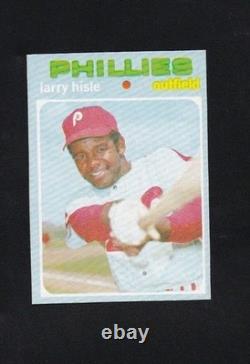 1971 TOPPS BASEBALL #616 Larry Hisle Philadelphia Phillies BLACKLESS VERY RARE