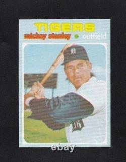 1971 Topps Baseball #524 Mickey Stanley Detroit Tigers Blackless Very Rare