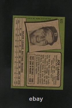 1971 Topps Baseball #622 Joe Lahoud Blackless Very Rare