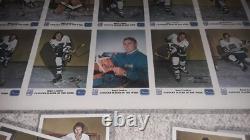 1973/74 Royal Bank Canucks Bill Mccreary Sp Uncut Sheet And Team Set Very Rare