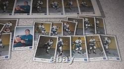 1973/74 Royal Bank Canucks Bill Mccreary Sp Uncut Sheet And Team Set Very Rare
