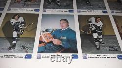 1973/74 Royal Bank Canucks Bill Mccreary Sp Uncut Sheet And Team Set Very Rare