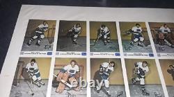 1973/74 Royal Bank Canucks Bill Mccreary Sp Uncut Sheet And Team Set Very Rare