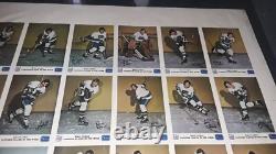 1973/74 Royal Bank Canucks Bill Mccreary Sp Uncut Sheet And Team Set Very Rare