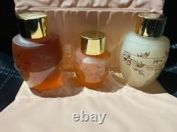 1980's Jafra Royal Almond Collection 3pc Set Very Rare In original case and box