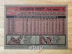 1981 TOPPS Coca Cola COKE Prototype # 2 GEORGE BRETT HOF Royals VERY RARE