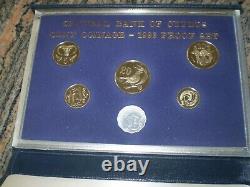 1983 Cyprus Official Deluxe Prestige Proof Set (6) Royal Mint Very Rare