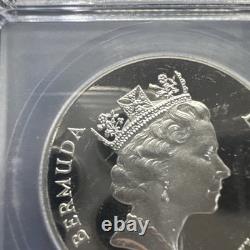 1988 Bermuda $25 1 OZ Palladium San Antonio PR69 DCAM VERY RARE Only 2000 Minted