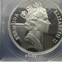1988 Bermuda $25 1 OZ Palladium San Antonio PR69 DCAM VERY RARE Only 2000 Minted