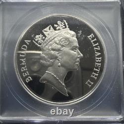 1988 Bermuda $25 1 OZ Palladium San Antonio PR69 DCAM VERY RARE Only 2000 Minted