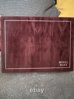 1996 Royal Mint Anniversary Silver Proof Coin Collection very rare mintage 15000