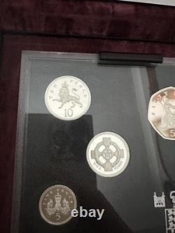 1996 Royal Mint Anniversary Silver Proof Coin Collection very rare mintage 15000