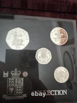 1996 Royal Mint Anniversary Silver Proof Coin Collection very rare mintage 15000