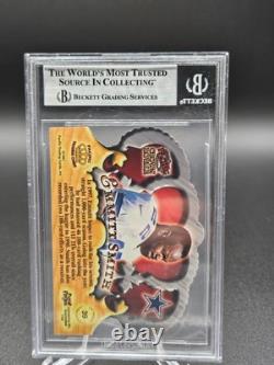 1997 Pacific Crown Royale Emmitt Smith BLUE HOLOFOIL #39 BGS 8 VERY RARE