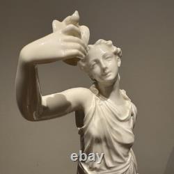 19th Century Royal Worcester C. Parian-Neo Classical Statuette 13.5in Very Rare