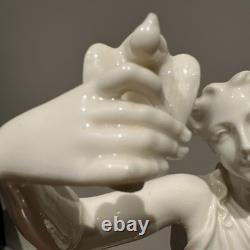 19th Century Royal Worcester C. Parian-Neo Classical Statuette 13.5in Very Rare