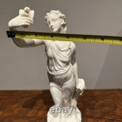 19th Century Royal Worcester C. Parian-Neo Classical Statuette 13.5in Very Rare