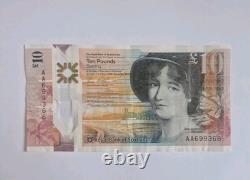 1x 10 POUNDS 2016 Note Royal BANK OF SCOTLAND VERY RARE First Run AA699366