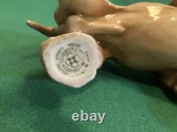 2 VTG Very Rare Royal Doulton Bulldog Standing HN 1045 & HN 1046