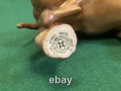 2 VTG Very Rare Royal Doulton Bulldog Standing HN 1045 & HN 1046