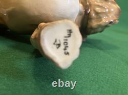 2 VTG Very Rare Royal Doulton Bulldog Standing HN 1045 & HN 1046