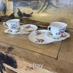 2 Vintage Royal Albert Barbara Ann Tennis Sets Cup And Saucers Very Rare