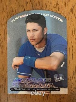 2000 Fleer Ultra Carlos Beltran Platinum Medallion /50 Very Rare Die Cut Royals