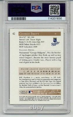 2003 Topps Gallery Hof #42 George Brett Card Royals Psa 10 Low Pop Very Rare
