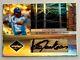 2004 Donruss Limited Bo Jackson Game Used Nameplate Bat Barrel 1/3 KC Royals 1/1