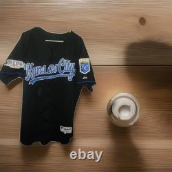 2006 MLB Majestic Kansas City Royals Black Alternate Very Rare Jersey Size 48