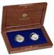 2011 50c Royal Wedding Selectively Gold Plated Silver Proof Coin Set-Very Rare