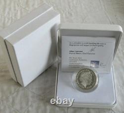 2011 WILLIAM & CATHERINE ROYAL WEDDING £5 PIEDFORT SILVER PROOF CROWN-Very Rare